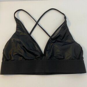 Victoria's Secret Sport Black Triangle Unlined Sports Bra